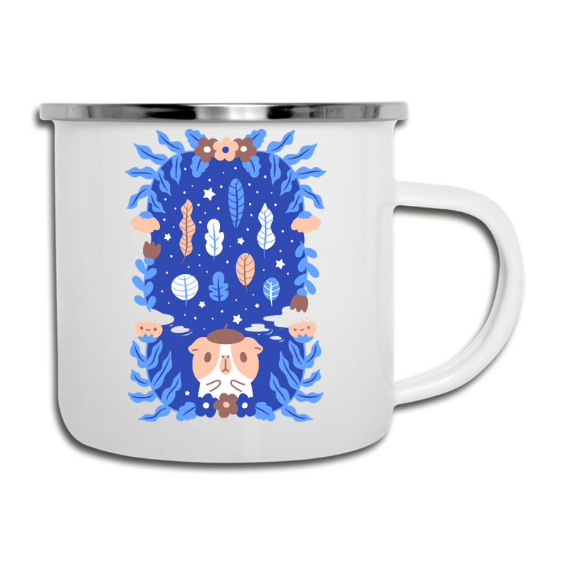 Guinea Pig With Flowers And Leaves, Guinea Pig With Flowers And Leaves Camper Cup | Artistshot