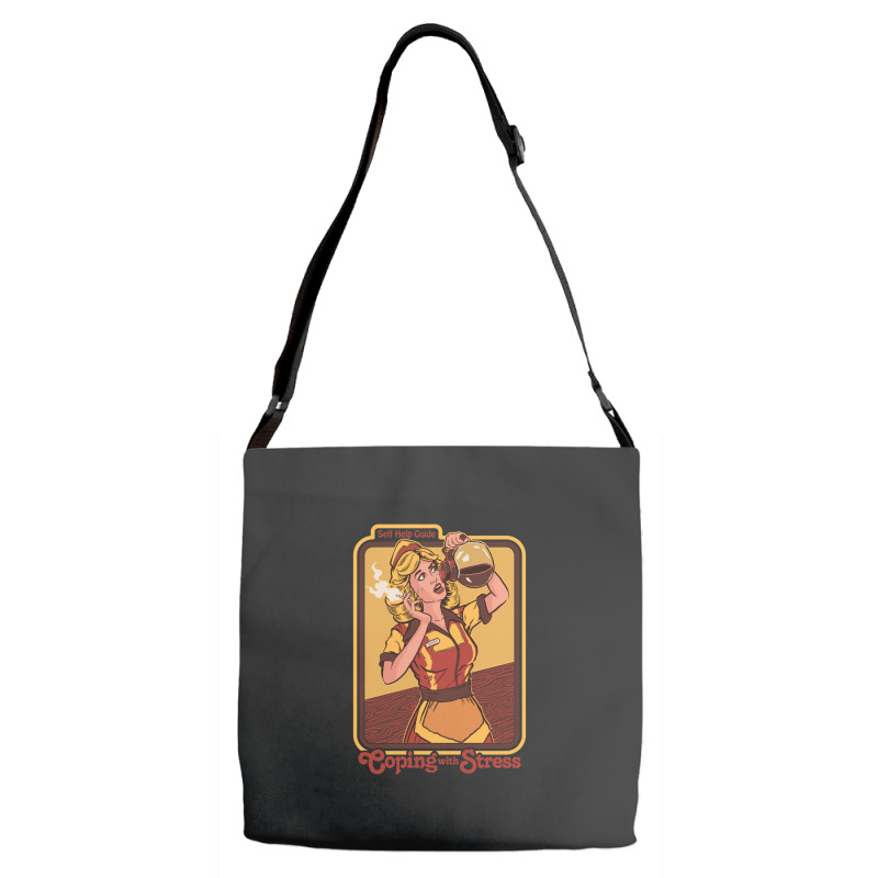 Coping With Stress 1 Adjustable Strap Totes | Artistshot