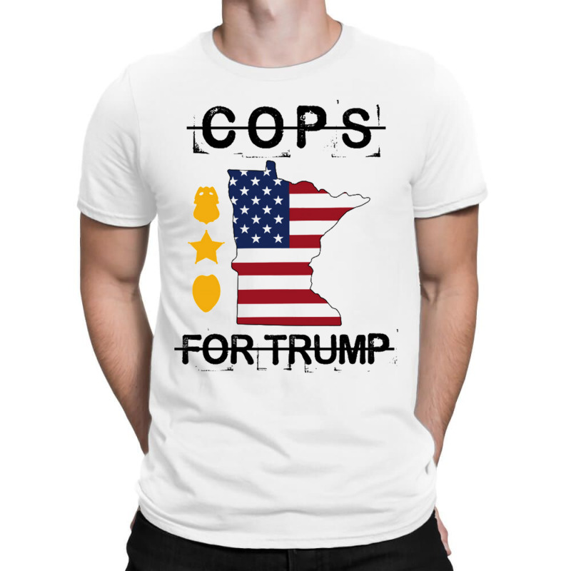 Cops For Trump For Light T-shirt | Artistshot