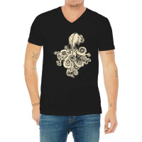 Steampunk Animal Octopus Steampunk Octopus Animal Lover V-neck Tee | Artistshot