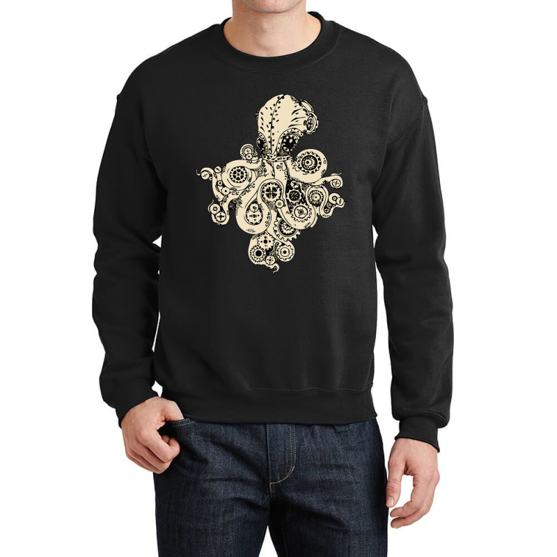 Steampunk Animal Octopus Steampunk Octopus Animal Lover Crewneck Sweatshirt | Artistshot