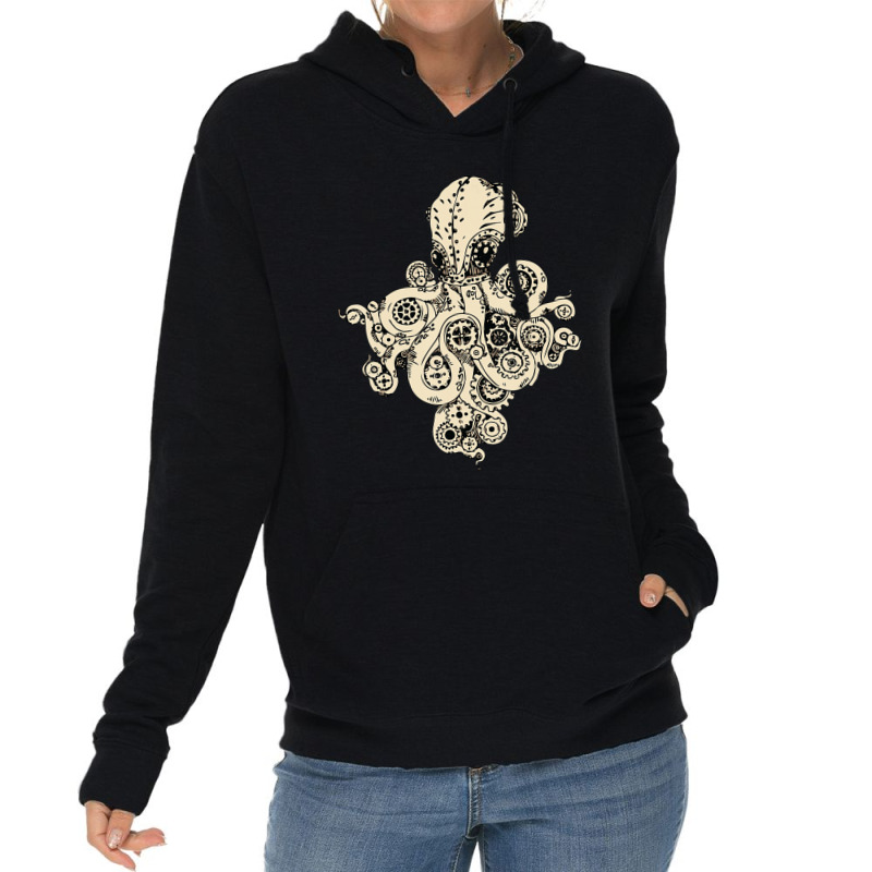 Steampunk Animal Octopus Steampunk Octopus Animal Lover Lightweight Hoodie | Artistshot