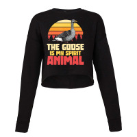 The Goose Is My Spirit Animal Goose Cropped Sweater | Artistshot