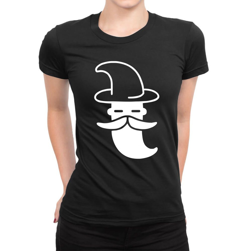 Minimal Wizard Ladies Fitted T-Shirt by yoseptees | Artistshot