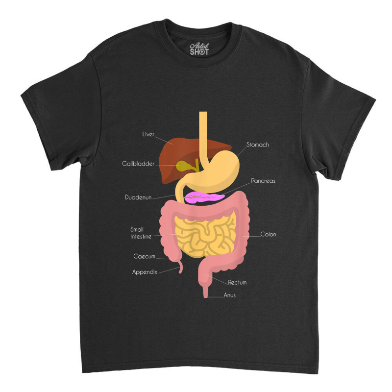 Digestive System Medical Biology Science For Stu Classic T-shirt by OliviaStoica | Artistshot