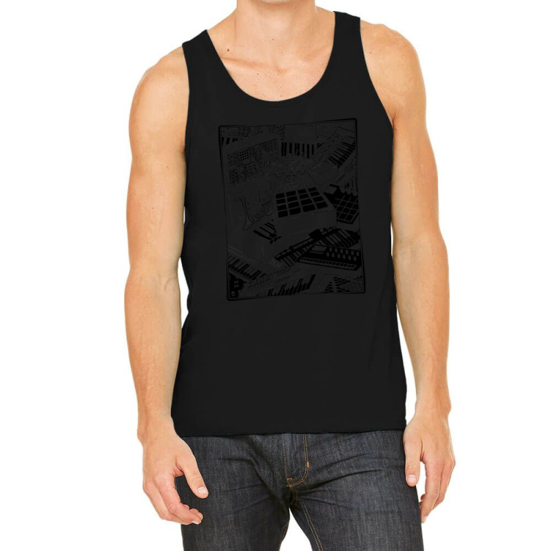 Synthesizer Art For Electronic Musician Tank Top | Artistshot