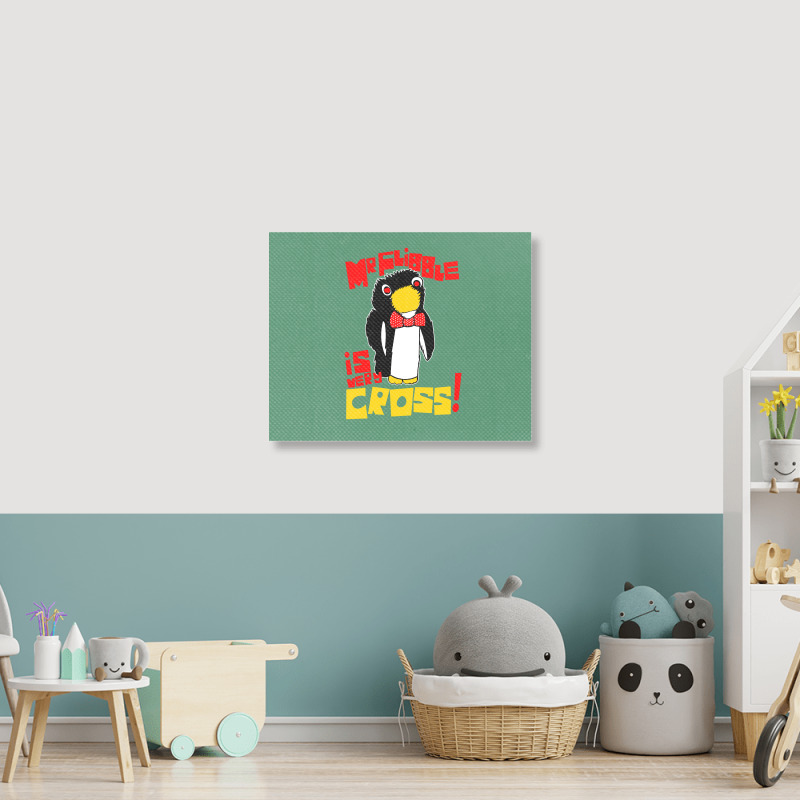 Mr Flibble Is Very Cross Landscape Canvas Print | Artistshot