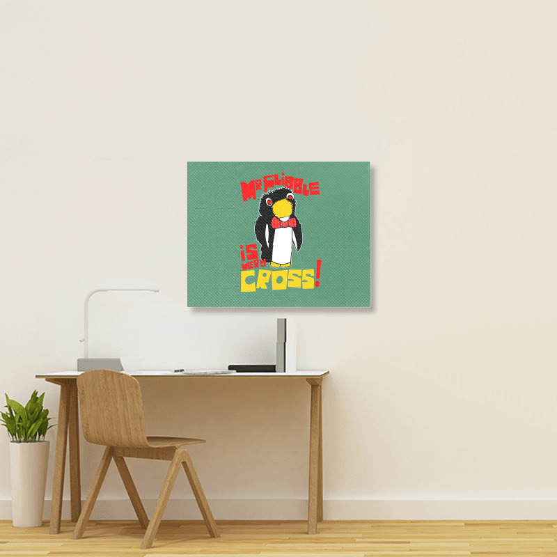 Mr Flibble Is Very Cross Landscape Canvas Print | Artistshot