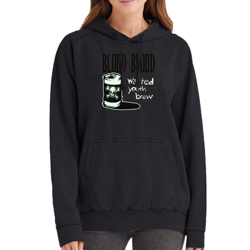 Blood For Blood Wased Youh Boson Vintage Hoodie by cm-arts | Artistshot