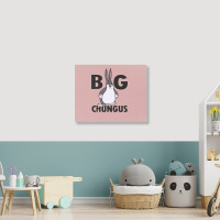 Big Chungus Landscape Canvas Print | Artistshot