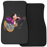 Buffy Sainte Marie - An Illustration By Paul Cemmick Front Car Mat | Artistshot