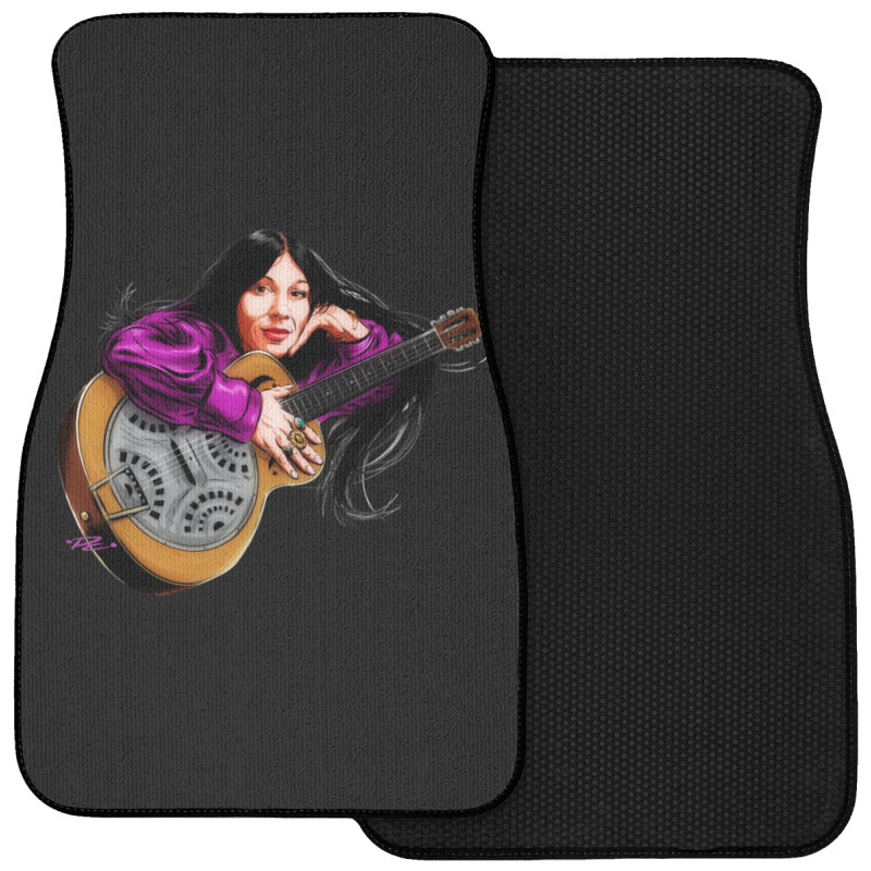 Buffy Sainte Marie - An Illustration By Paul Cemmick Front Car Mat | Artistshot