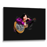 Buffy Sainte Marie - An Illustration By Paul Cemmick Metal Print Horizontal | Artistshot