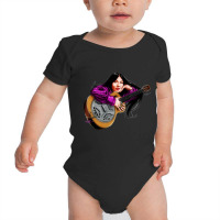 Buffy Sainte Marie - An Illustration By Paul Cemmick Baby Bodysuit | Artistshot