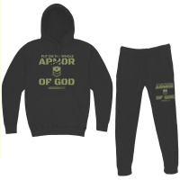 Armor Of God Warrior Bible Verse Ephesians 611 Military Long Sleeve T Hoodie & Jogger Set | Artistshot