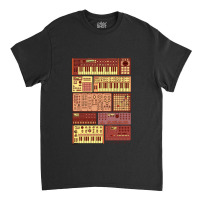 Synthesizers And Electronic Music Instruments Classic T-shirt | Artistshot