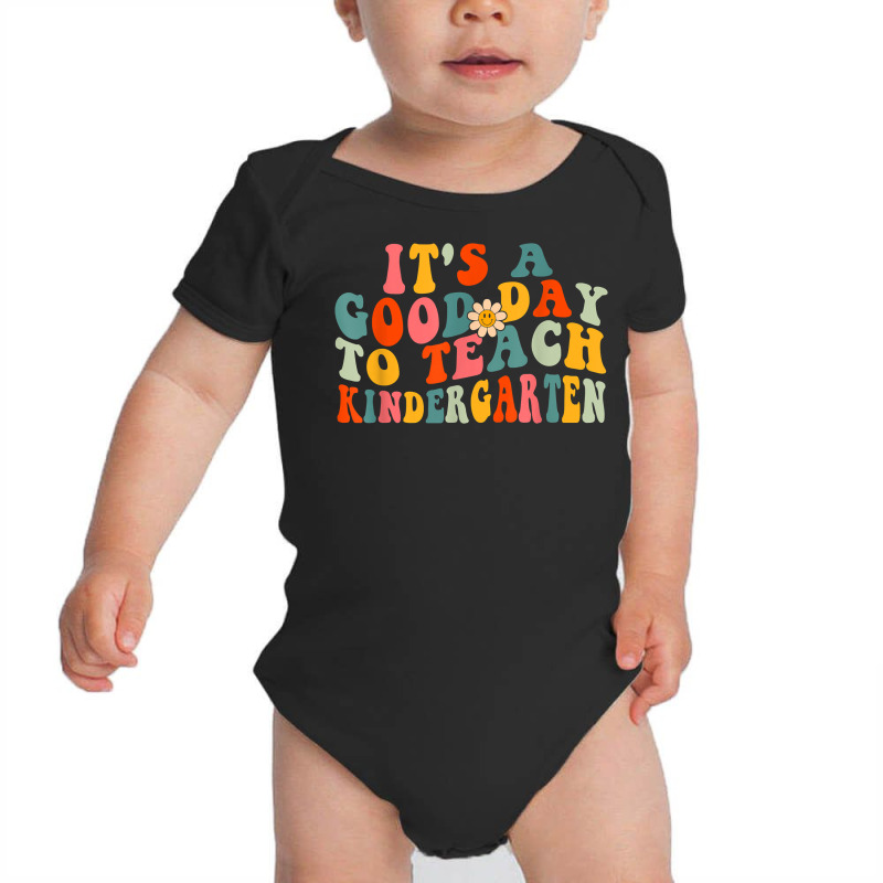 It's A Good Day To Teach Kindergarten Teacher Wavy Women T Shirt Baby Bodysuit | Artistshot