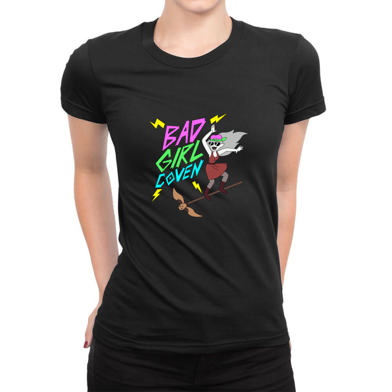 Bad Girl Coven Ladies Fitted T-Shirt by NicholasRoberson | Artistshot