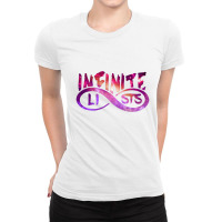 Infinite Lists Galaxy Ladies Fitted T-shirt | Artistshot