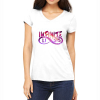 Infinite Lists Galaxy Women's V-neck T-shirt | Artistshot