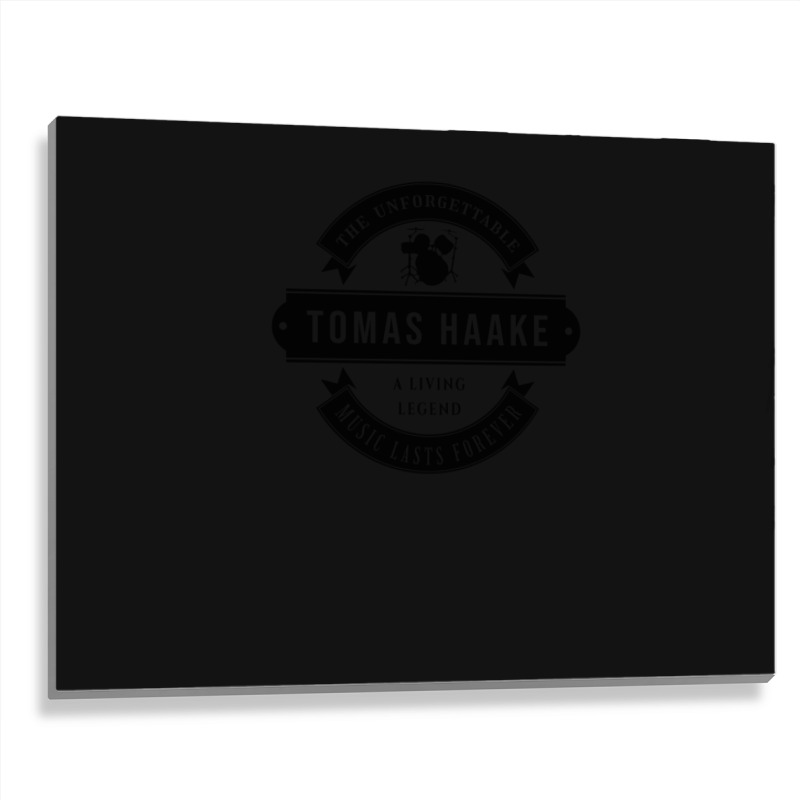 Tomas Haake The Unforgettable Music Lasts Forever Search Twice For 'ri Metal Print Horizontal | Artistshot