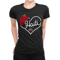 Haiti Love Forever Ladies Fitted T-shirt | Artistshot