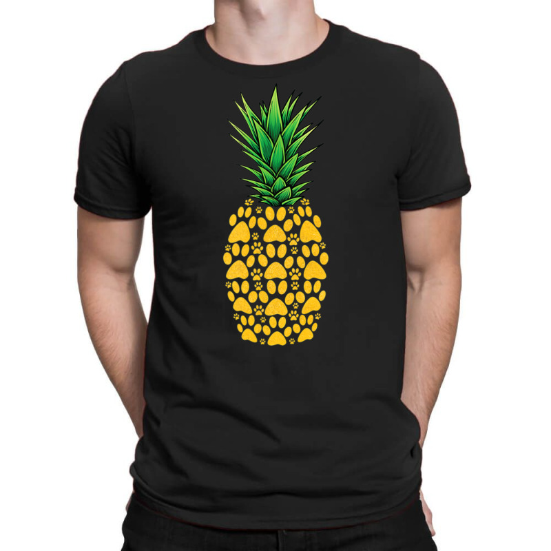 Cute For Dog Lover Pineapple Paw Print T-Shirt by Aiello Mcdade | Artistshot