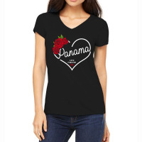 Panama Love Forever Women's V-neck T-shirt | Artistshot