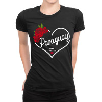 Paraguay Love Forever Ladies Fitted T-shirt | Artistshot