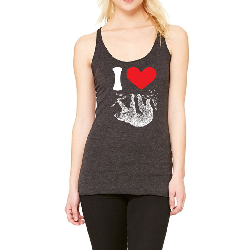 I Heart Sloth Racerback Tank by tshiart | Artistshot