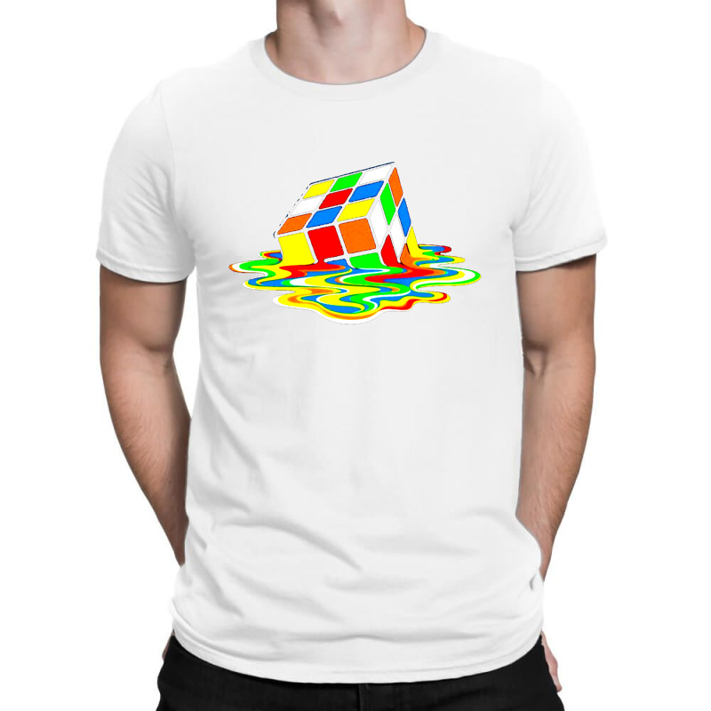 Melting Rubik's Cube Big Bang Theory T-shirt | Artistshot