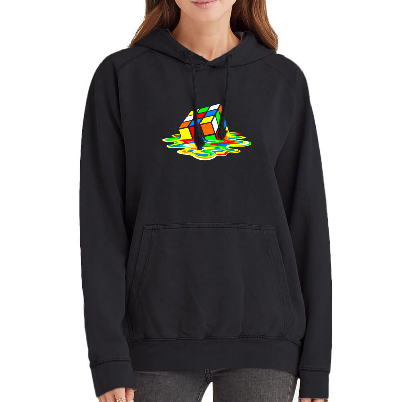 Melting Rubik's Cube Big Bang Theory Vintage Hoodie | Artistshot