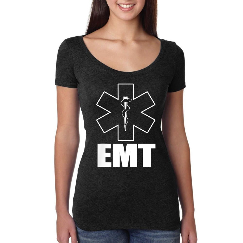 Emt Uniform Emergency Medical Technician Women's Triblend Scoop T-shirt by OliviaStoica | Artistshot