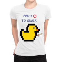 Ducks Doing Cute Things Ladies Fitted T-shirt | Artistshot