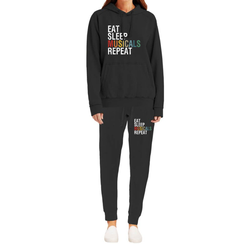 Eat Sleep Musicals Repeat Theatre Life Drama Theater Hoodie & Jogger set by Kosdapen517 | Artistshot