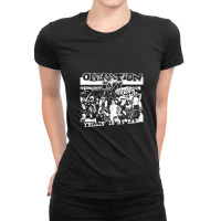 Retro Operation Music Tribute Design Ladies Fitted T-shirt | Artistshot