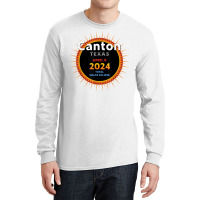 Canton Texas Tx Total Solar Eclipse 2024  2  T Shirt Long Sleeve Shirts | Artistshot