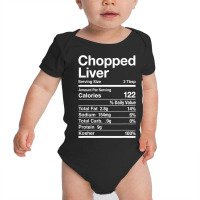 Chopped Liver Nutrition Facts Jewish Kosher Food Hanukkah Baby Bodysuit | Artistshot