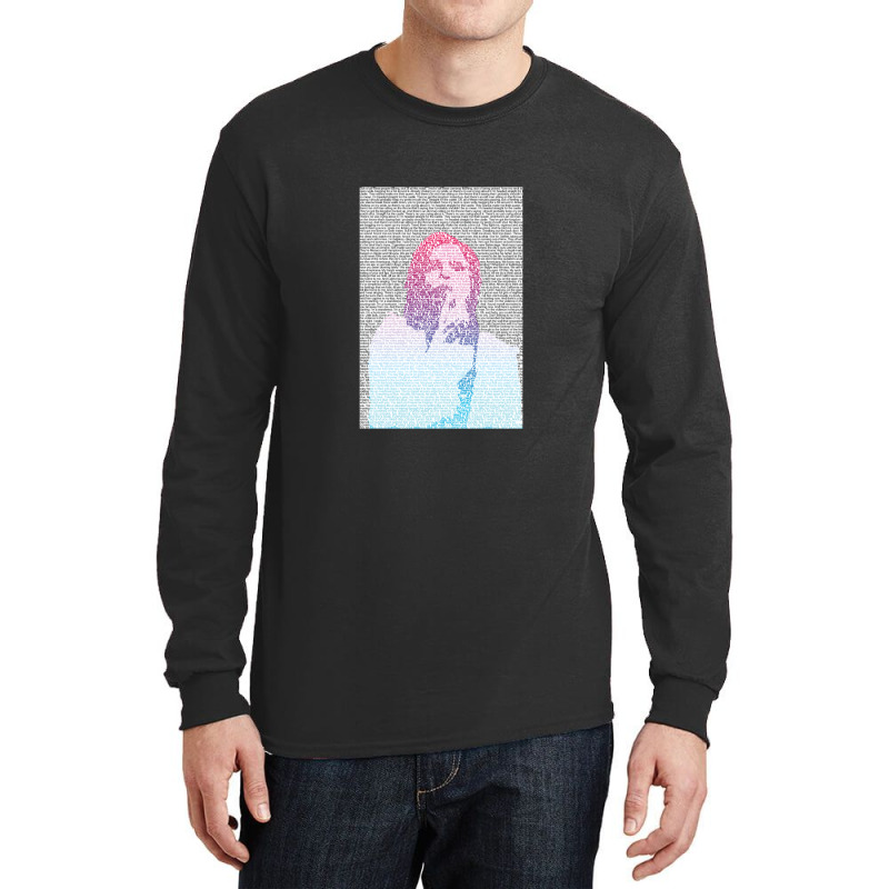 Badlands Lyrics (gradient) Long Sleeve Shirts by WayneDavid | Artistshot