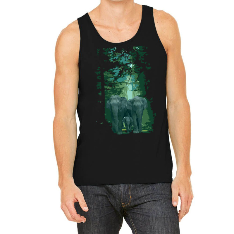 Elephants And Forests, Elephants And Forests Vintage, Elephants Forest Tank Top by SHOPTRUI4 | Artistshot