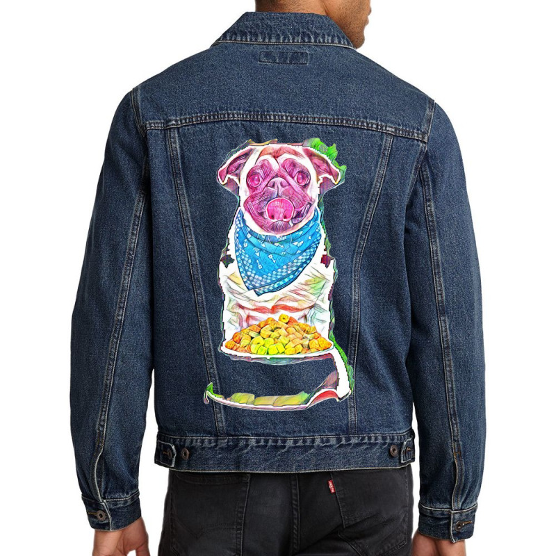 Miska Dla Psa Z Karmą Men Denim Jacket by Kemnabi | Artistshot