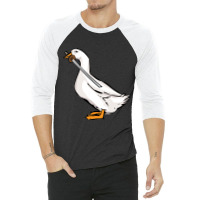 Duck With A Sword (1) 3/4 Sleeve Shirt | Artistshot