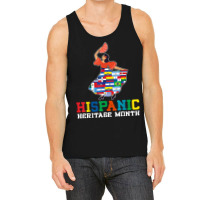 Dancing Latino Latinx Countries Flag Hispanic Heritage Month T Shirt Tank Top | Artistshot