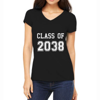 Class Of 2038 Graduation School Future Graduate Women's V-neck T-shirt | Artistshot