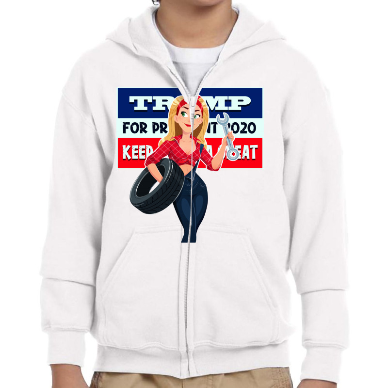 Women For Trump Youth Zipper Hoodie | Artistshot