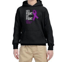 Her Fight Is My Fight Chiari Malformation Awareness Ribbon Youth Hoodie | Artistshot