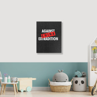 Against China Extradition For Dark Portrait Canvas Print | Artistshot