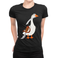 Duck With A Sword Funny 2022 Ladies Fitted T-shirt | Artistshot