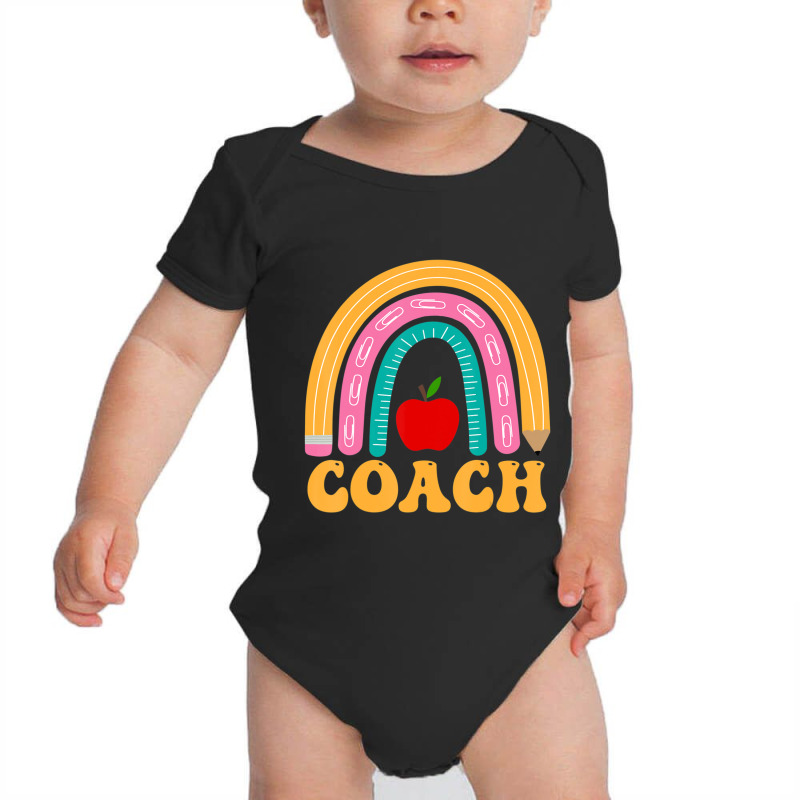 Coach Rainbow Pencil Apple Women Back To School Appreciation Baby Bodysuit by kentuckykonpha9 | Artistshot