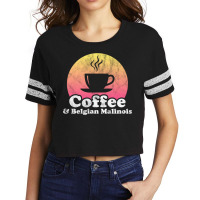 Coffee And Belgian Malinois Belgian Shepherd Pullover Hoodie Scorecard Crop Tee | Artistshot